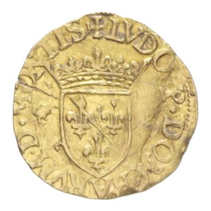 obverse: FRANCIA PRINCIPATO DI DOMBES LUIGI II DI MONTPENSIER (1560-1582) SCUDO D ORO 1578 AU. 3,35 RRR. XF 45(SIGILLATO CLASSICAL COIN GRADING-BROKEN AND REPAIRED)