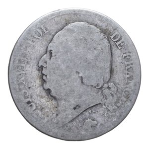 obverse: FRANCIA LOUIS XVIII 2 FRANCS 1824 W AG. 9,58 GR. MB