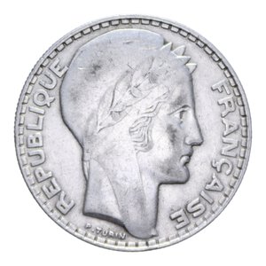 obverse: FRANCIA REPUBBLICA 20 FRANCS 1933 AG. 19,96 GR. BB+