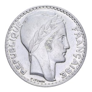 obverse: FRANCIA REPUBBLICA 20 FRANCS 1933 AG. 19,90 GR. BB+