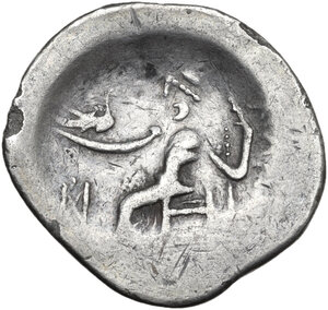 reverse: Celtic, Eastern Europe.  Uncertain tribe. . AR Tetradrachm, imitating Philip III of Macedon, c. 2nd century BC
