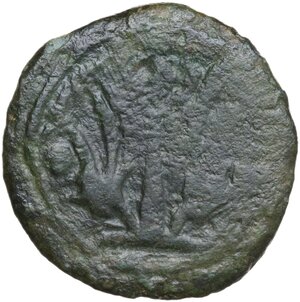 reverse: Coastal Etruria, Vetulonia. AE Sextans, c. 300-250 BC