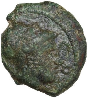 obverse: Etruria, Cosa. AE Quartuncia, c. 273-250 BC