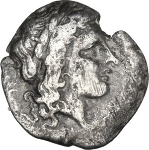 obverse: Central and Southern Campania, Neapolis.  AR Triobol, c.300-275 BC