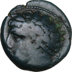 obverse: Central and Southern Campania, Neapolis. AE 15 mm. c. 300-275 BC