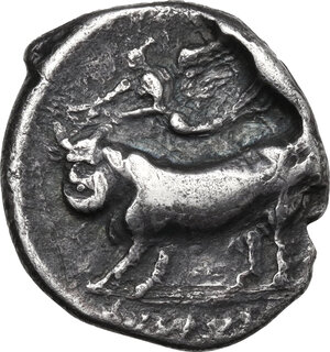 reverse: Central and Southern Campania, Nola. AR Nomos, c. 400-385 BC