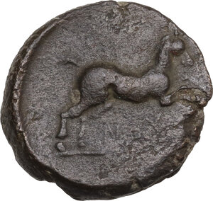 reverse: Northern Apulia, Arpi. AE 18.5 mm. c. 275-250 BC