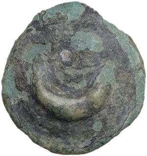 obverse: Northern Apulia, Luceria. Cast AE reduced Semuncia, c. 217-212 BC