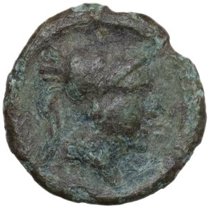 obverse: Northern Apulia, Teate. AE Semuncia, c. 225-200 BC