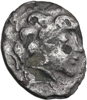obverse: Central Gaul, Pictones. AR Drachm, c. 110/00-90 BC