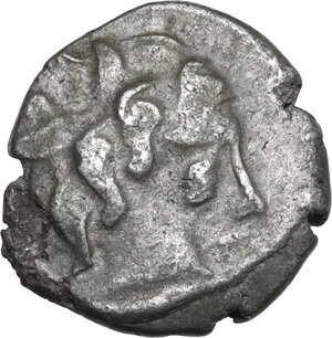 obverse: Central Gaul, Pictones. AR Drachm, c. 1st century BC