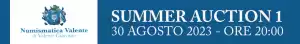 Banner Giacomo Valente Numismatica Summer Auction 1