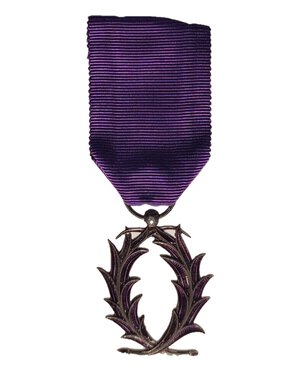 obverse: République Française, Ordre Académique des Palmes. 5° Grade.