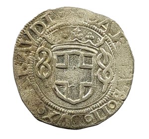 obverse: Grosso. Aosta. III° tipo. 1553? Data non leggibile. Carlo II il Buono (1504 - 1553). AG.