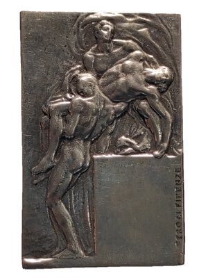obverse: Medaglia Caduti I° Guerra Mondiale. Opus: Feroci Firenze. Metallo Bianco
