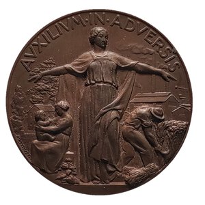 obverse: Medaglia Centenario Riunione Adriatica di Sigurta 1838 - 1938. Trieste. AE. Opus: A. Mistruzzi. In Astuccio dedicato.