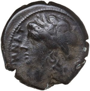 obverse: Samnium, Southern Latium and Northern Campania, Teanum Sidicinum. AE 20 mm, 265-240 BC