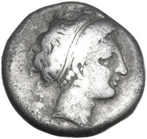 obverse: Central and Southern Campania, Neapolis. AR Nomos, 300-275 BC