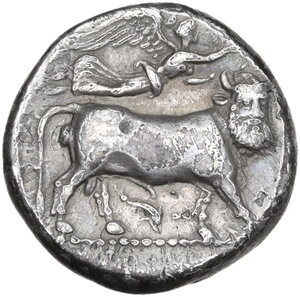 reverse: Central and Southern Campania, Neapolis. AR Nomos, 320-300 BC