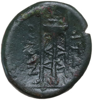 reverse: Central and Southern Campania, Neapolis. AE 15 mm, 300-275 BC
