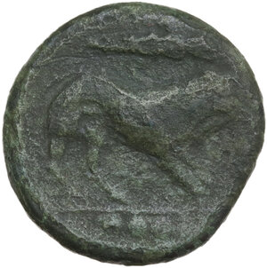 reverse: Northern Apulia, Teate. AE Quadrunx, 225-200 BC