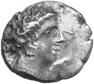 obverse: Southern Gaul, Insubres. AR Drachm, 2nd century BC. Imitating Massalia