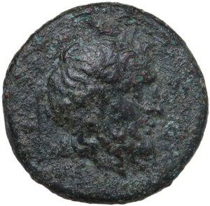 obverse: Southern Apulia, Brundisium. AE Semuncia 217-212 BC