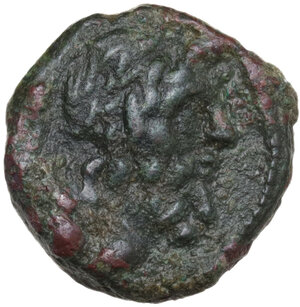 obverse: Southern Apulia, Brundisium. AE Quadrans, Semuncial standard, 2nd century BC