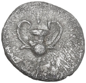 obverse: Southern Apulia, Tarentum. AR Obol, c. 280-228 BC