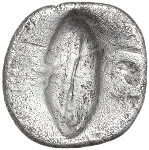 reverse: Southern Lucania, Metapontum. AR Diobol, 470-440 BC