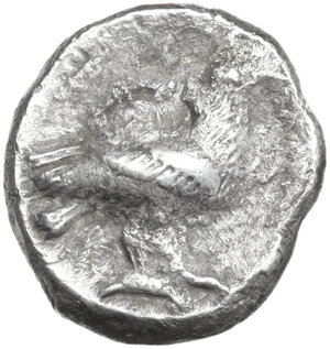 obverse: Etruria, Populonia. AR Unit, late 5th century BC