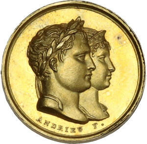 obverse: France.  Napoleon (1804-1814). Medal 1811 commemorating the birth of the King of Rome, son of Napoleon I and Marie Louise of Austria