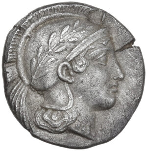 obverse: Southern Lucania, Thurium. AR Triobol, c. 443-400 BC