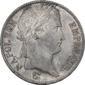 obverse: France.  Napoleon I (1804-1814).. 5 francs 1812 W, Lille mint