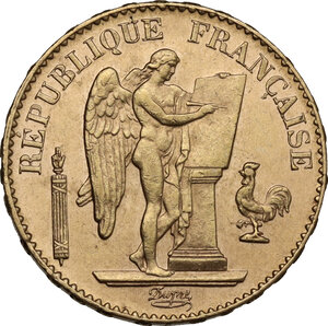 obverse: France.  Third republic (1871-1940).. 20 francs 1898 A, Paris mint