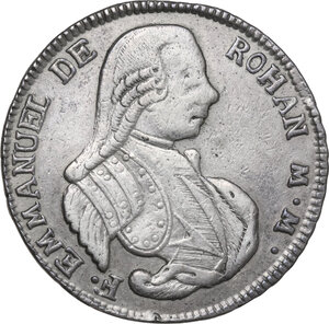 obverse: Malta.  Fra Emmanuel de Rohan (1775-1797). 15 tarì 1781