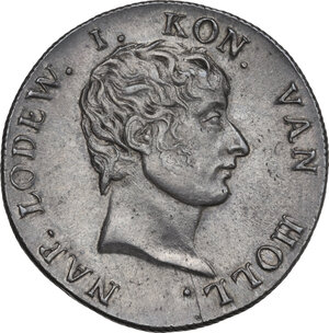 obverse: Netherlands.  Louis Napoleon (1806-1810). 50 stuiver 1808, Utrecht mint