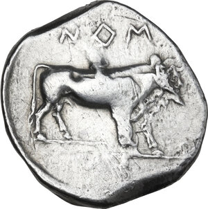 reverse: Bruttium, Laus. AR Stater, c. 480-460 BC