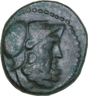 obverse: Bruttium, Petelia. AE 17 mm, c. 216-204 BC