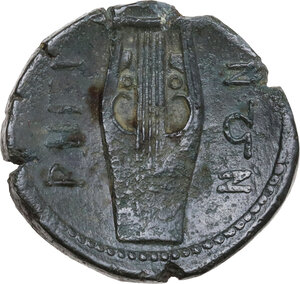 reverse: Bruttium, Rhegion. AE 24 mm, c. 260-218 BC