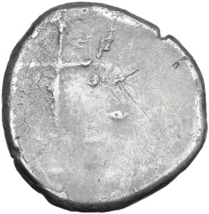 reverse: Etruria, Populonia.  Second Metus Group.. AR 20-Asses, 3rd century BC