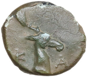 obverse: Bruttium(?), Breig. AE 13 mm (Dichalkon ?), c. 340-320 BC
