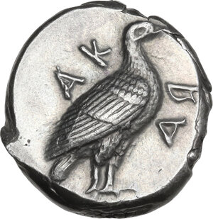 obverse: Akragas. AR Didrachm, c. 483 - 475 BC