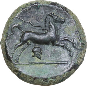 reverse: Entella.  Campanian Mercenaries. . AE 18.5 mm. c. 307-305 BC