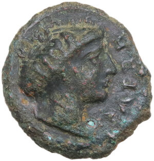 obverse: Eryx. AE Hexas – Dionkion, c. 412-409 BC