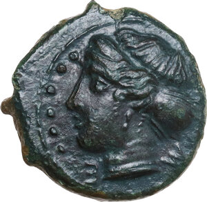obverse: Himera. AE Hemilitron, c. 415-409 BC