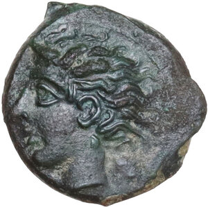 obverse: Katane. AE Onkia, c. 415/3-403/2 BC