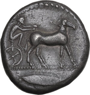 obverse: Messana. AR Tetradrachm, c. 480-462/1 BC