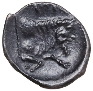 reverse: Panormos as Ziz. AR Litra, Punic Occupation, c. 400-380 BC