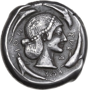 reverse: Syracuse.  Gelon I (485-478 BC).. AR Tetradrachm, c. 485-478 BC